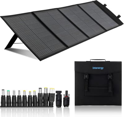 Opvouwbaar Zonnepaneel - Draagbare Oplader - Outdoor Energie - Hoge Conversie - 100W - Zwart