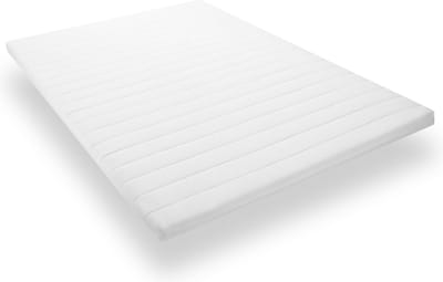 Topmatras 80x200 - Topper Koudschuim - Matrastopper voor elk type matras - Orthopedisch Topdekmatras - Hoogte 9 cm - Anti-allergisch - Afritsbaar en wasbaar - Medium hardheid
