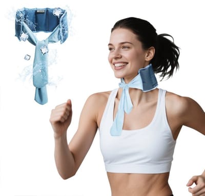 Outdoor Cooling Ice Neck Scarf - Direct Koeling, Herbruikbare Waterabsorberende Nekdoek voor Warm Weer