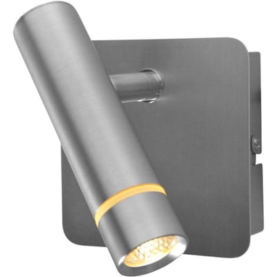 Wandlamp Volari 4712ST stalen LED spot met leescomfort, draaibaar en kantelbaar, Steinhauer, modern design 500 lumen