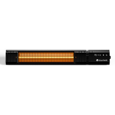 Blumfeldt infraroodverwarming 2000 W - wand- & plafondmontage, IP65 waterdicht, 9 verwarmingsniveaus, slimme WLAN-bediening, aluminium verwarmingsplaat, kinderslot, voor balkon, terras & tuin,60 kg