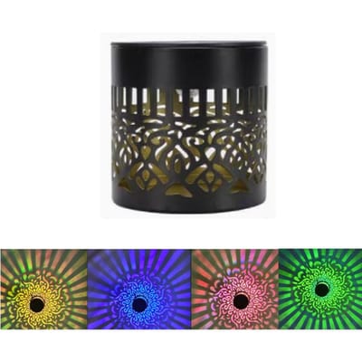 Zonne-Mandala Lantaarn Wandlamp Buiten LED Waterdichte Heklamp voor Tuin Gazon Landgoed Portiek Binnenplaats Decoratie Wandlamp RGB Gradient