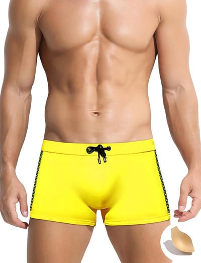 Zwemshorts voor heren, strakke en snelle droging, ideaal voor watersporten en zwemmen, maat EU S-XL