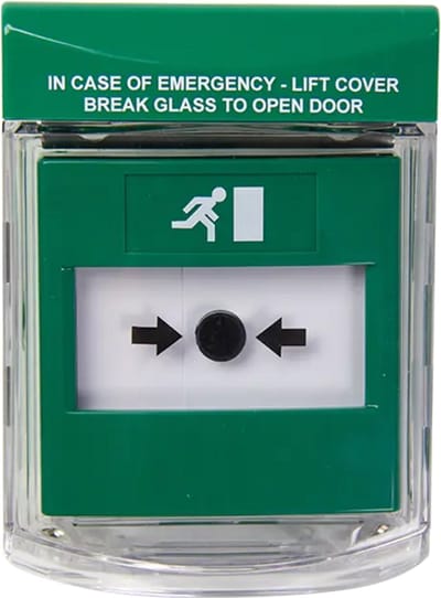 STI 6931 D/G beschermkap handmelder opbouw groen