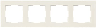 ION Industries - Afdekraam V1 - 4-voudig - verticaal/horizontaal - 298 x 85 x 11 mm - alpin wit