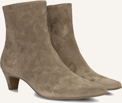 Paul Green 8288 Enkellaarsjes - Enkelboots met rits - Dames - Camel - Maat 39