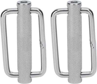 2 Stuks Verstelbare Riemgespen van Roestvrij Staal, Duurzame Roller Buckles voor Hondenlijnen en Riemen, Ideaal voor Hondentuigen en Accessoires