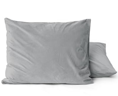 Zavelo Easy All-in-one-Dekbed Velvet Kussenslopen Grijs (2-stuks)