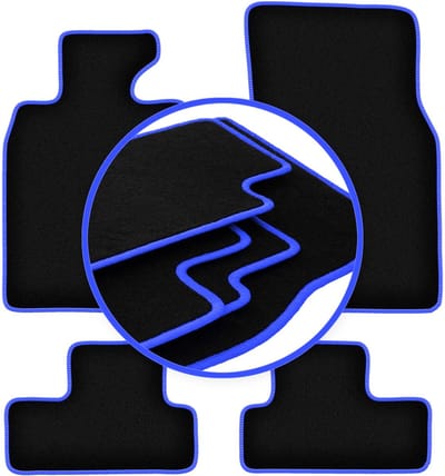 CARLUX-BLUE automatten voor: Mini Cooper R56 hatchback (2006-2013)