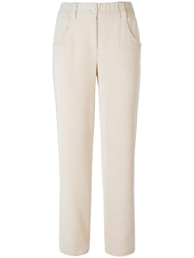 7/8-cordbroek pasvorm Barbara Van Peter Hahn beige