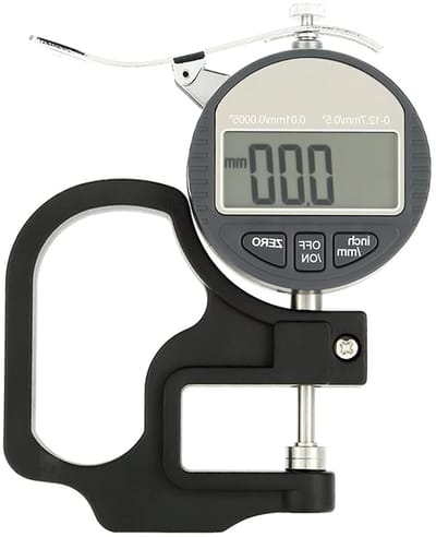 Digitale Dikte Meter met LCD Scherm, Precisie Micrometer voor Nauwkeurige Metingen van 0.01mm tot 12.7mm, Ideaal voor Houtbewerking en Metaalbewerking