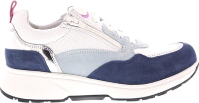 Dames Veterschoenen Xsensible Grenoble Denim Combi Jeansblauw - Maat 40