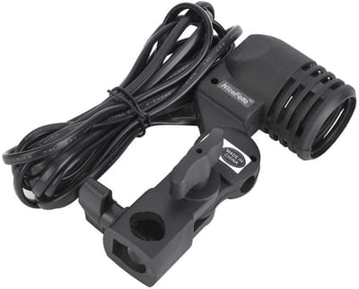 SPHProducts - E27 Lamphouder - Studiolichthouder - Flexibele 350 cm kabel - Energiebesparend - Geschikt voor LED-lampen - Kunststof uitvoering