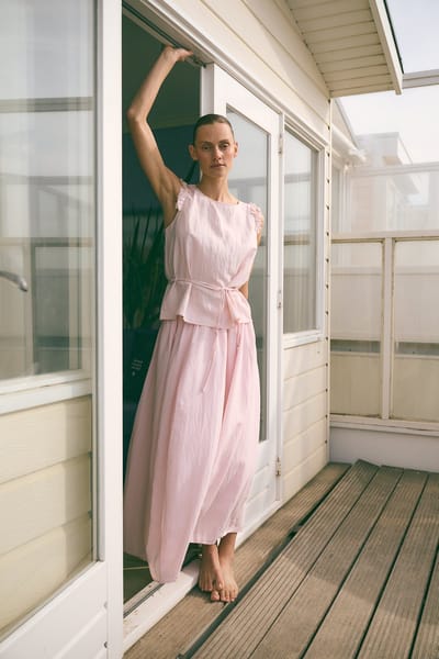 Reiki viscose skirt | Pink - Pink / XXS