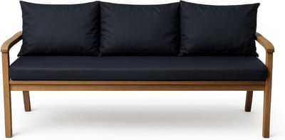 Bankkussen Tuinbank - Schommelbank Kussen - Buiten Zitten - Waterafstotend - 160 x 60 x 50 cm - Marineblauw