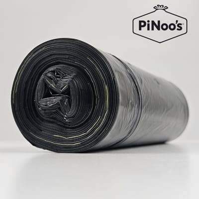 Grijze Vuilniszakken 60 Liter | 3 rollen à 20 zakken - Trekband | LDPE-plastic | 22 My | 65x75 cm - Trekbandzakken 60 liter, Trekband vuilniszakken 65 liter, Afvalzakken 60 liter met trekband (06507504322)
