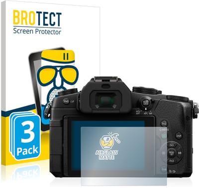 BROTECT - Screenprotector voor Panasonic Lumix DMC-G81 - Folie Beschermfolie Beschermglas matte 3 Stuks