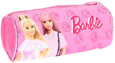 Barbie Etui - Pennenetui voor Kind - Rond - Roze - Pennenzak