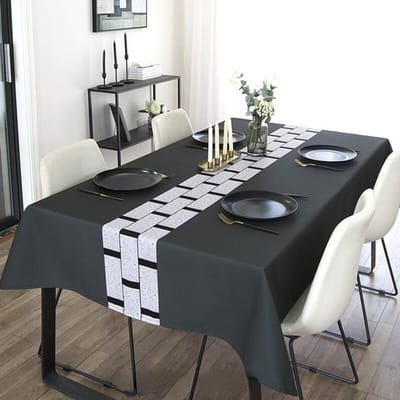 Moderne Minimalistische Tafelkleden Waterdicht Oliebestendig Rechthoekige Tafelhoes voor Woonkamer Eetkamer Decoratie 40x70cm15x27inch