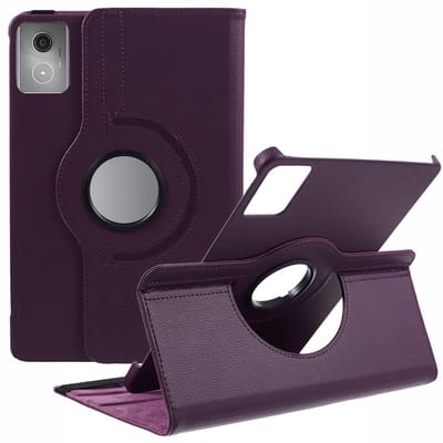 Coverup Tablethoes geschikt voor Lenovo Idea Tab 11 Hoesje - 360° Rotating Book Case - Paars
