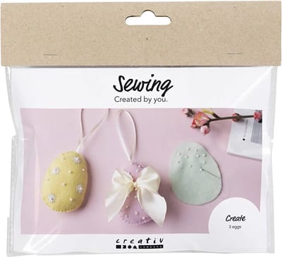 CC Hobbyset Naaien Paaseieren Pastelkleuren