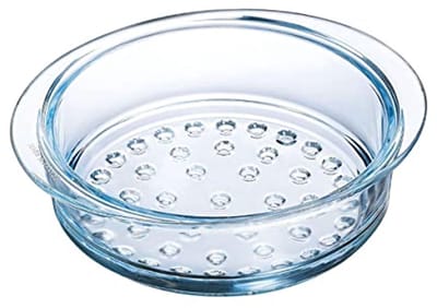 Stoommand van Borosilicaatglas - 20 cm Keukengereedschap voor Gezond Koken