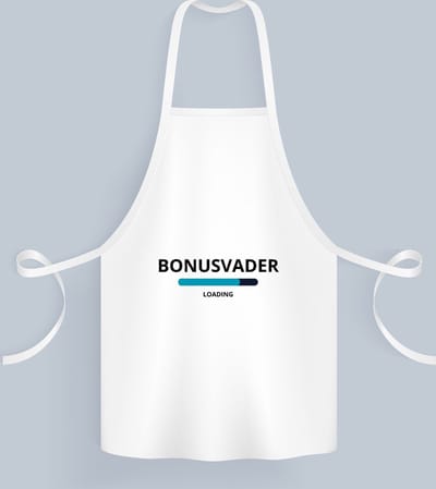 Akyol - bonusvader loading Keukenschort - Papa - ochtendkoffie laden - vader cadeautjes - vaderdag - verjaardagscadeau - verjaardag - cadeau - geschenk - kado - gift - vader artikelen - 82 bij 71 cm