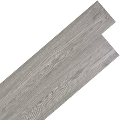 Zelfklevende vloerplanken - PVC vloerbedekking - Vloer vernieuwen - Waterbestendig en duurzaam - 251 m² dekking - Donkergrijs