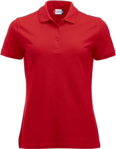Clique Manhattan Dames Polo Rood maat XS