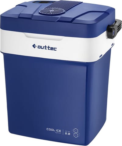 Outtec® Campingkoelkast, Minikoelkast - 32L inhoud - Kleine Drankenkoelkast, Minibar, Draagbare Koelbox voor Kamperen, Kantoor, Tuin, Picknick, Outdoor
