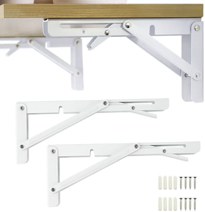 Dailygoods- Scharnier Opklapbaar - Tafel Pootbeugels - Klapbeslag - Vouw Voeten - Scharnieraccessoires - Hoogwaardig Staal