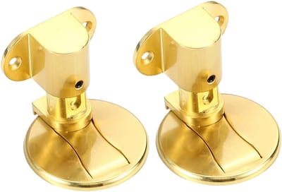 Deurstopper - Magnetische stopper - Muren beschermen - Sterke magneet - 2 stuks - Goud