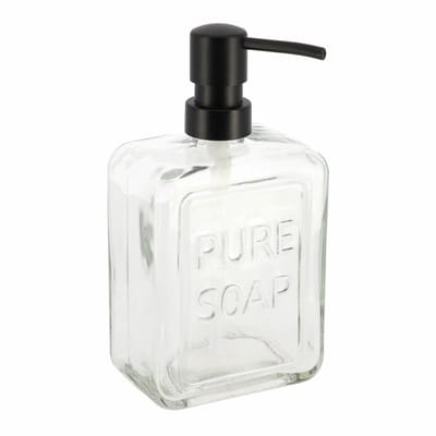 Tendance Zeeppompje - glas - transparant - pure soap - vrijstaand