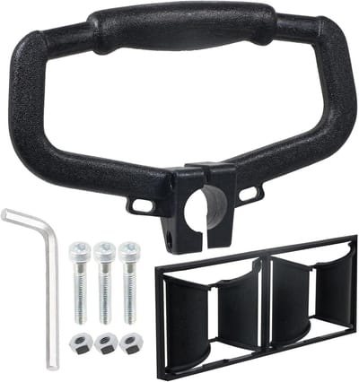 Universele Grastrimmer Grip - Bosmaaier Handvat Kit - Tuinonderhoud Gemak - 3 As Diameter Maten - 215 mm Breedte