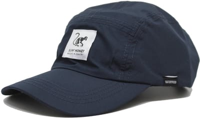 5-panel sportpet - Gerecycled polyester / Waterdicht / Fluorvrije DWR-coating (Marineblauw)