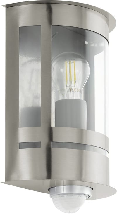 Eglo TRIBANO - Buiten wandlamp met bewegingssensor - Zilvergrijs
