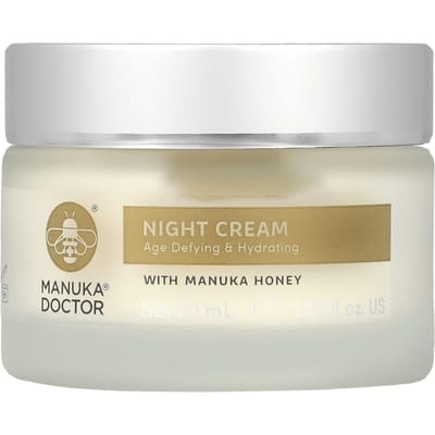 Manuka Doctor, Nachtcrème met Manukahoning, 1,69 fl oz (50 ml) beige
