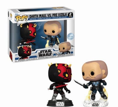 Pop Star Wars: Clone Wars - Darth Maul vs Pre Vizsla Funko Pop 2-Pack