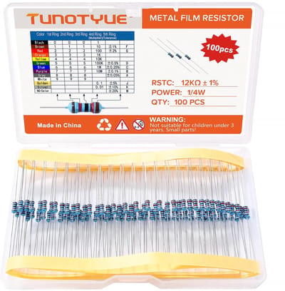 Metaalfilm Weerstanden - Vaste Componenten - Elektronica Projecten - 1% Tolerantie - 1/4 Watt