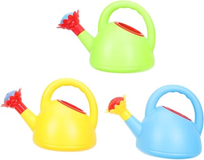 Water Gieter Set - Badspeelgoed Kinderen - Badtijd Plezier - Vrolijke Kleuren Vorm - 3 Stuks 21x15cm - Gemengde Kleuren