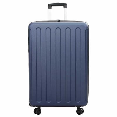 vidaXL - Koffer - met - slot - Donkerblauw - 50 - x - 30 - x - 76 - cm - ABS - Kunststof