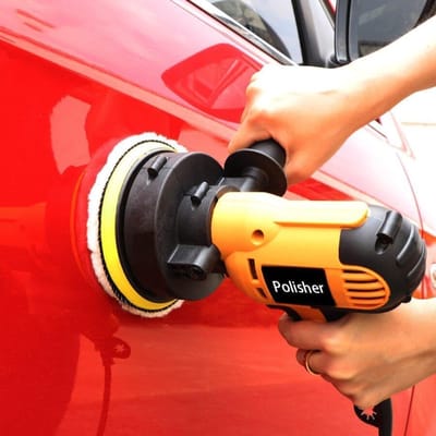 Polijstmachine 700 W met 31-delige set voor autopolijsten en krasverwijdering