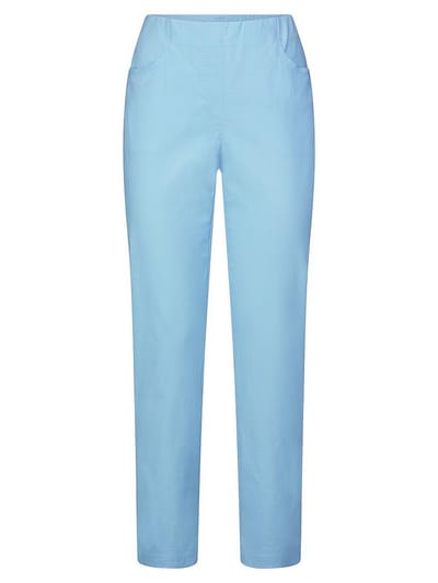 Enkellange Slim Fit-broek Van Peter Hahn blauw