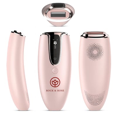 Rock&Rose IPL Ontharingsapparaat – 500.000 Flitsen – Permanente Haarverwijdering – Voor Lichaam & Gezicht – Pijnloos & Veilig – IPL Laser Epilator