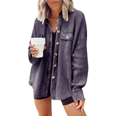 Herfst Nieuwe Jas Mode Casual Revers Zak Patchwork Onregelmatige Overhemdjas voor Dames XXL