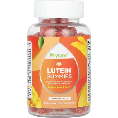 Phytoral, gommes à la lutéine, mangue, 60 gommes