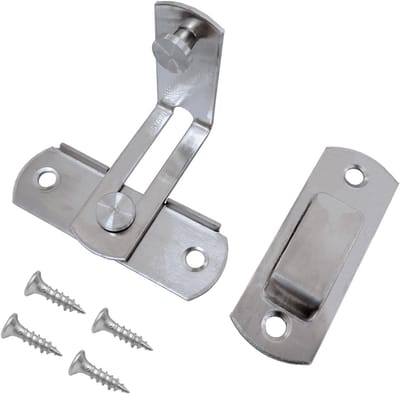 Dailygoods - 8 Stuks Roestvrijstalen Flip Gate Vergrendelingen