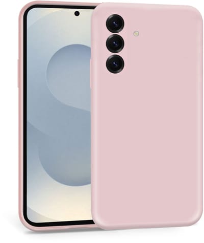 ChiGuard Hoesje Geschikt voor Samsung S25 - Hoesje- Suède Back Cover Case Rose