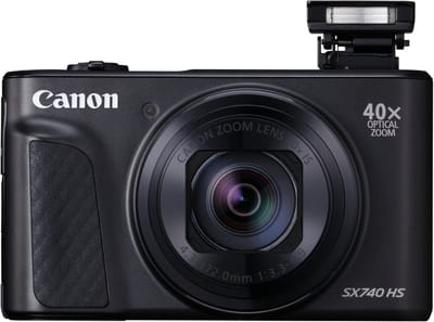 Canon PowerShot SX740 HS LITE EDITION BLACK Travelkit - Compactcamera - 4K video - Kantelbaar touchscreen - compact formaat - Inclusief tas en statief