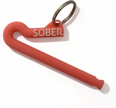 SOBER. Ad Rietje Roze – 2-Pack – Studentencadeau – Herbruikbaar Feest Rietje – Rietad